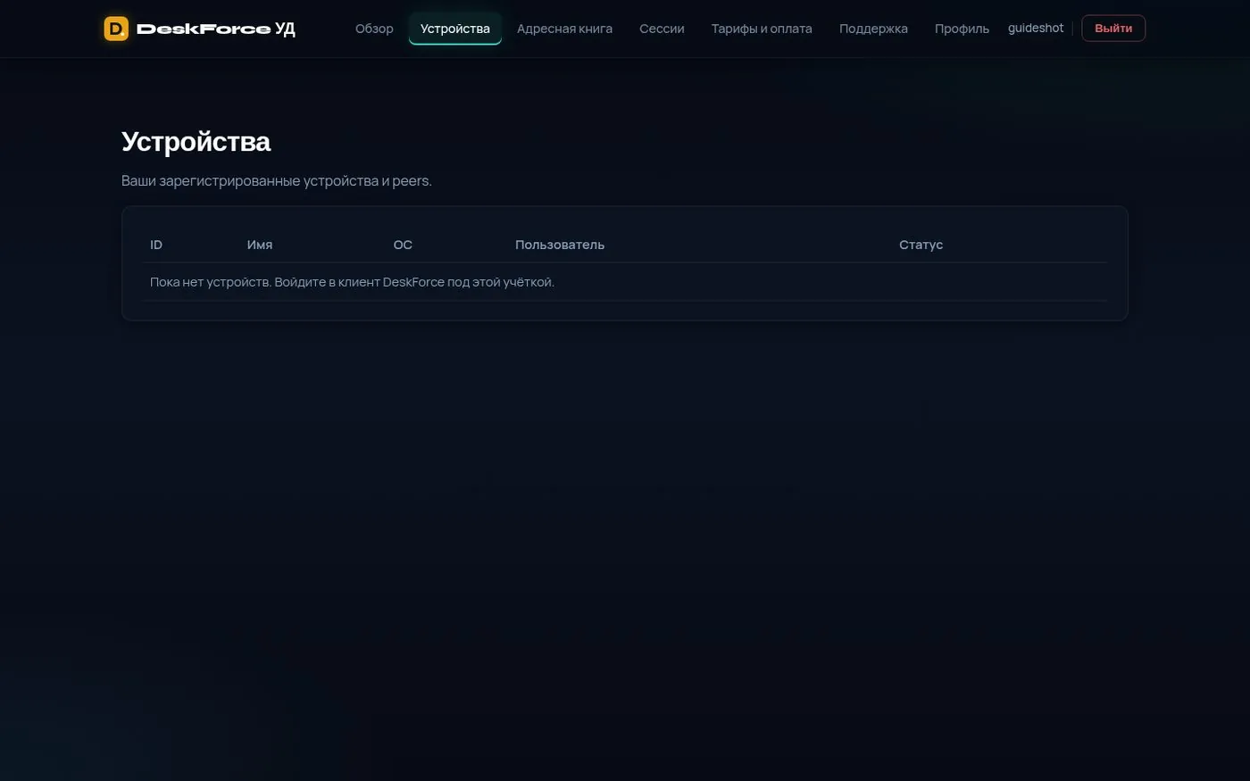 Устройства в кабинете